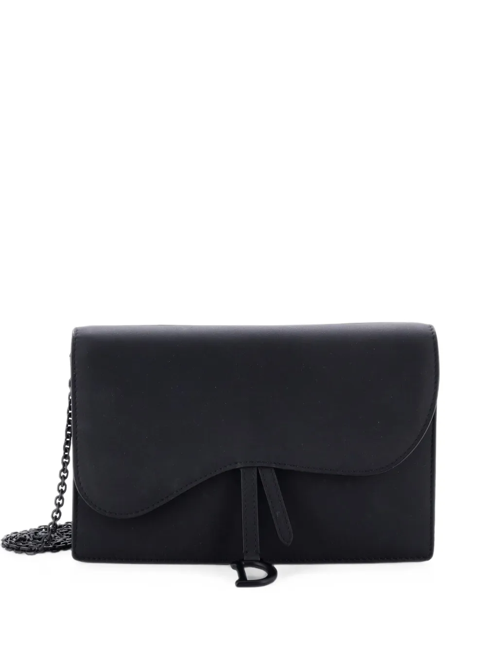 Christian Dior Pre-Owned Umhängetasche ultra mattem Leder mit Kettenriemen - Schwarz