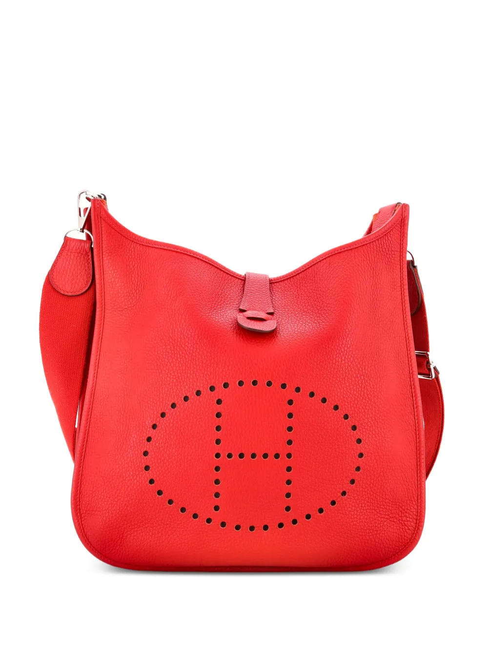 Hermès Pre-Owned Evelyne Bag Gen III Clemence GM Umhängetasche - Rot