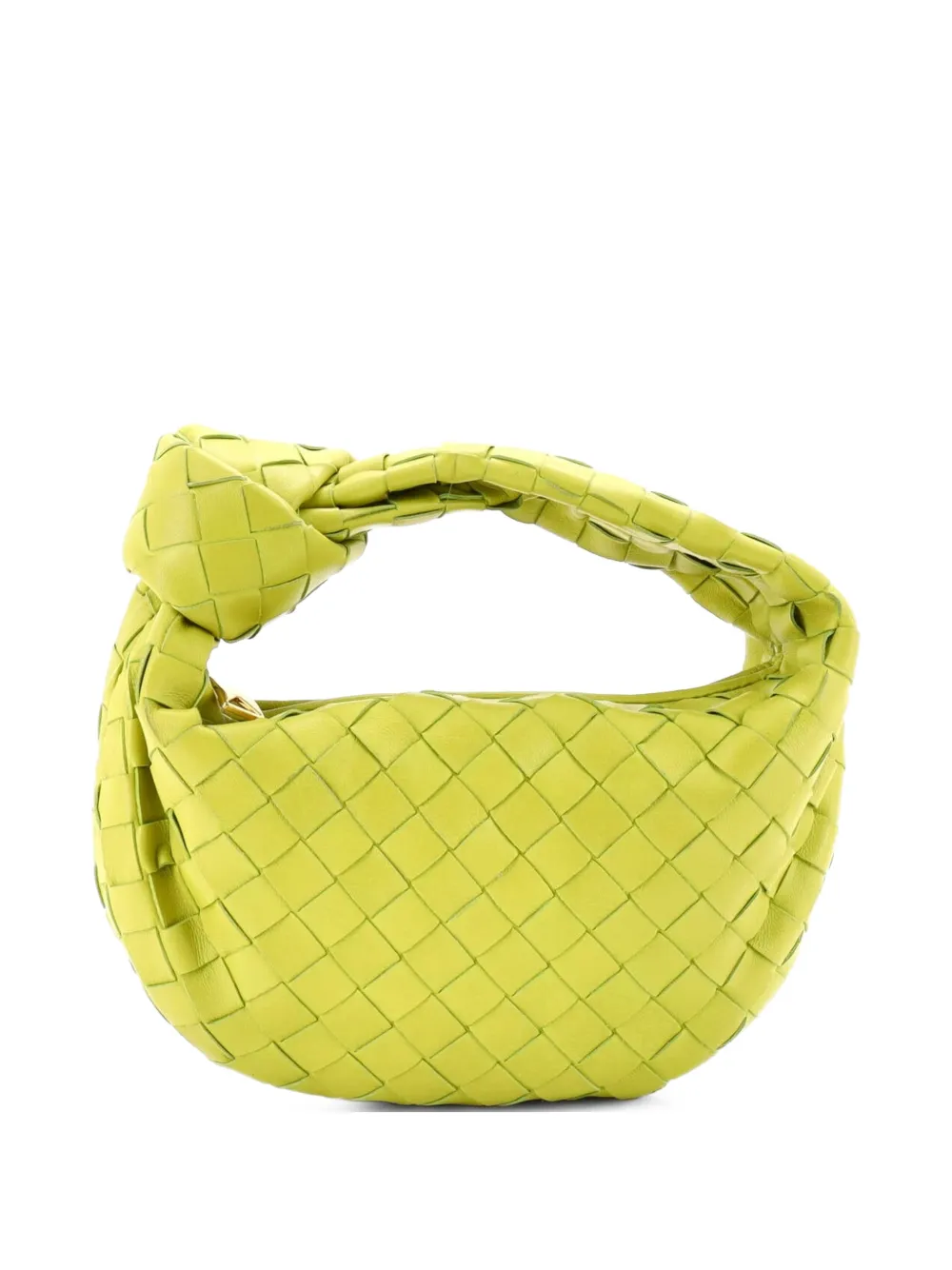 Bottega Veneta Pre-Owned Mini BV Jodie Intrecciato Tasche aus Nappaleder - Grün