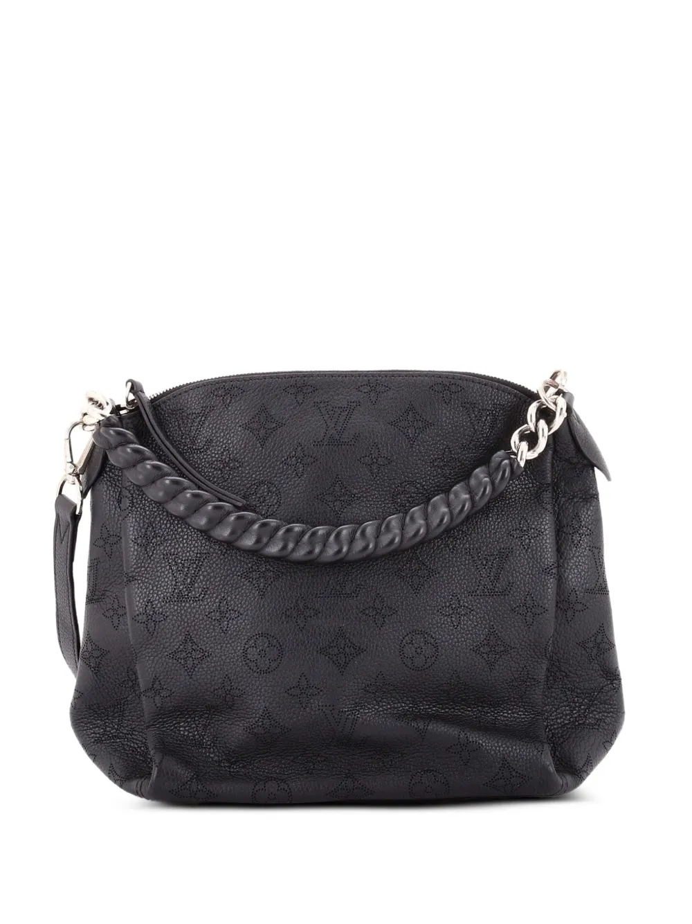 Louis Vuitton Pre-Owned Babylone Handbag Mahina Leather BB hobo bag - Nero
