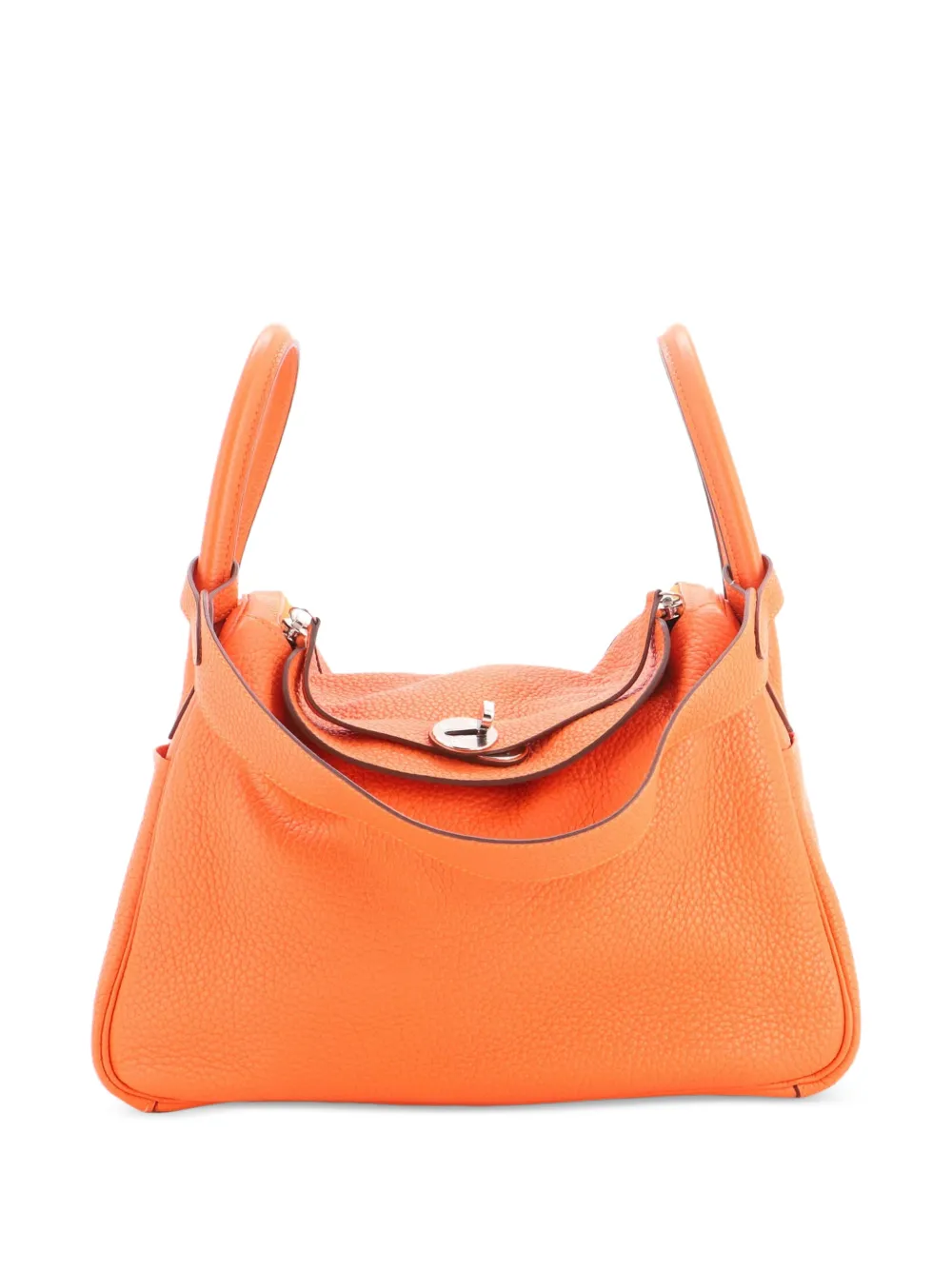 Hermès Pre-Owned Lindy Bag Clemence Schultertasche 30cm - Orange