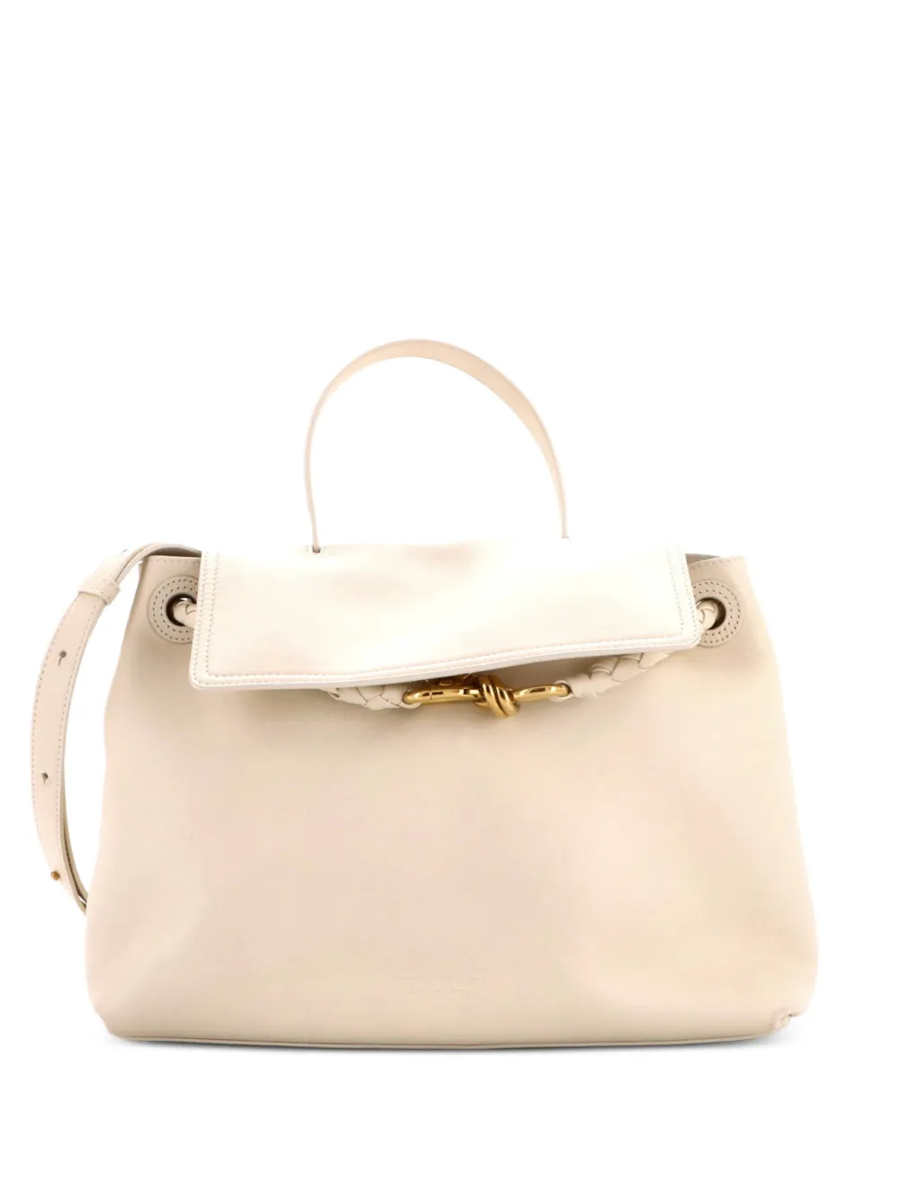 Bottega Veneta Pre-Owned Mittelgroße Ciao Handtasche mit Intrecciato-Detail - Nude