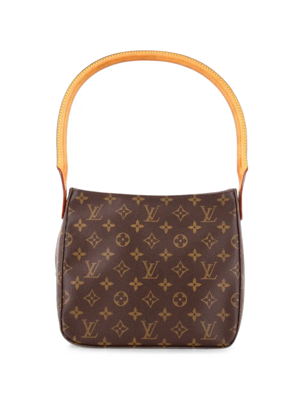 Louis Vuitton Pre-Owned Looping Handbag Monogram Canvas MM satchel - Marrone