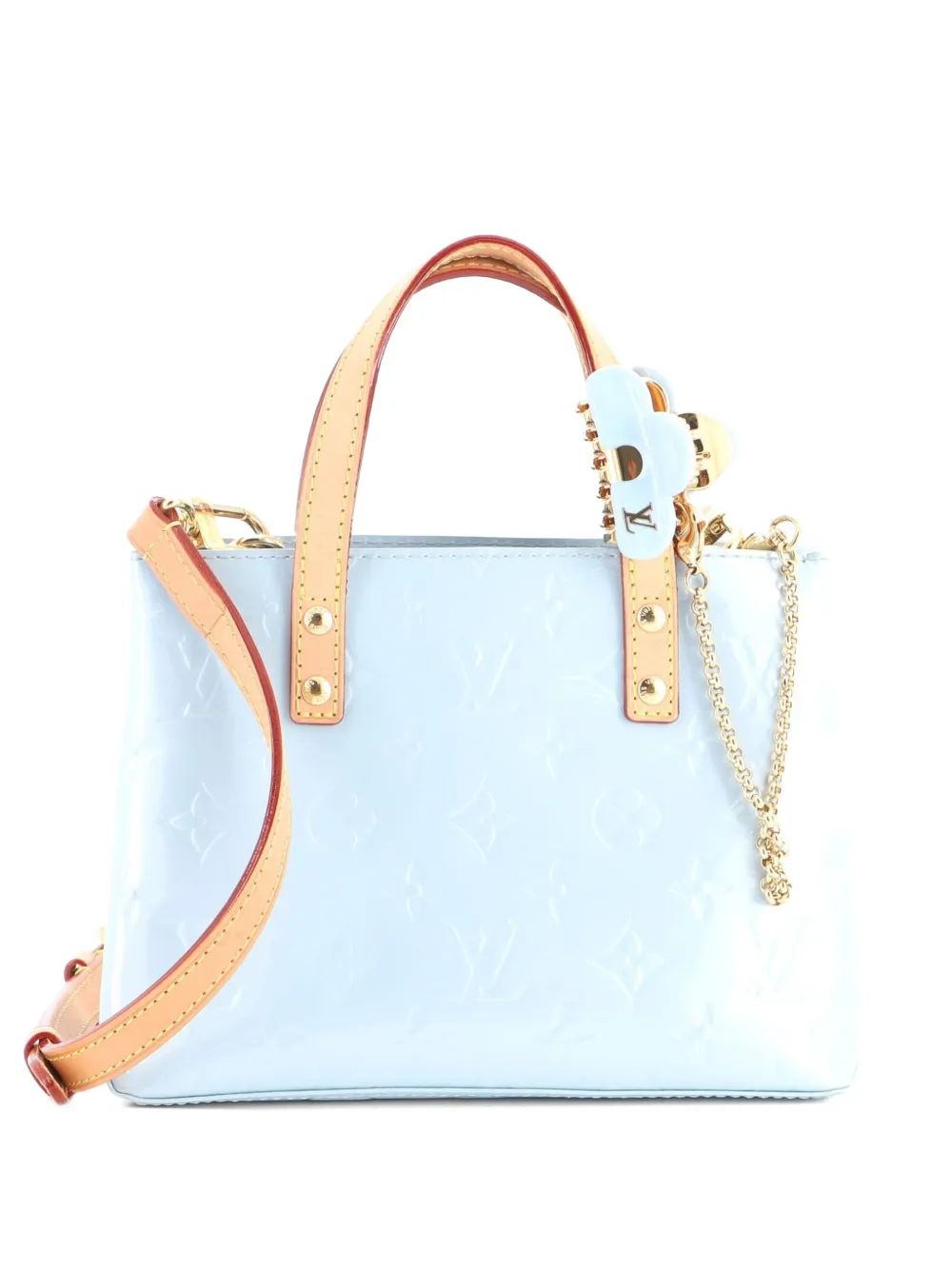Louis Vuitton Pre-Owned Reade NM Vernis PM Schultertasche mit Monogramm - Blau