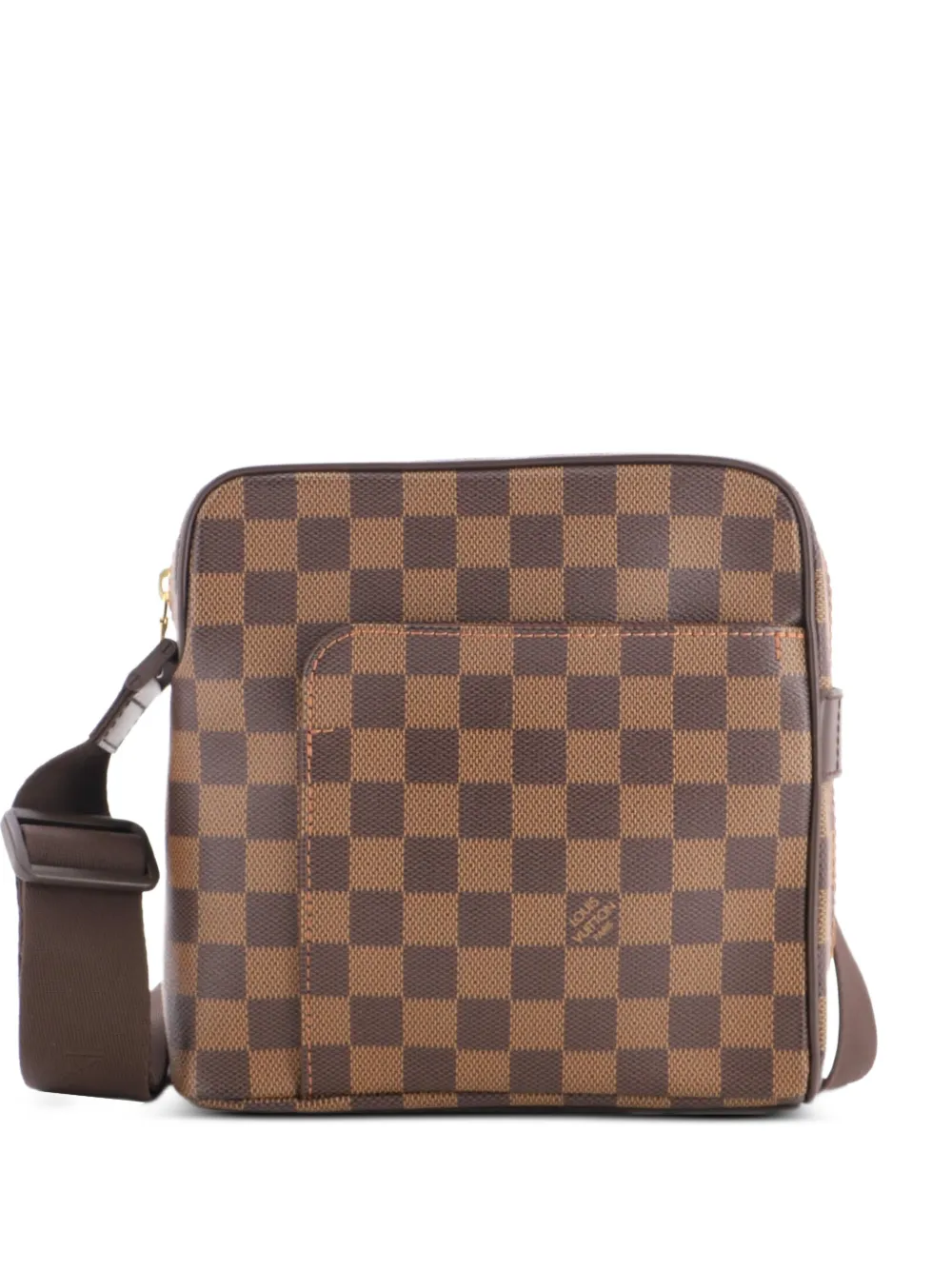 Louis Vuitton Pre-Owned Borsa a tracolla Olav PM Damier - Marrone