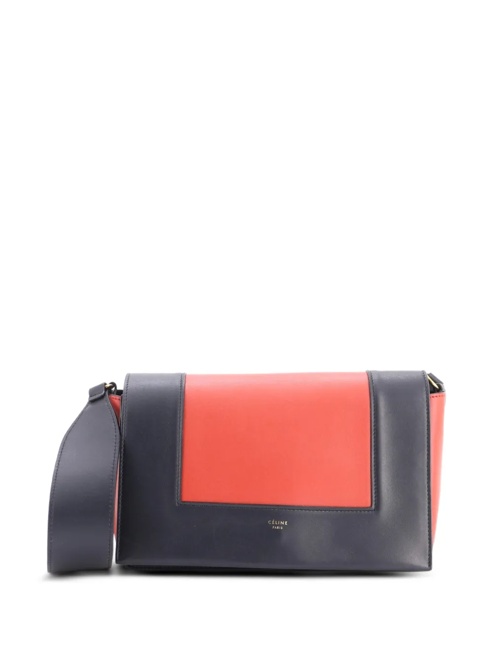 Celine Pre-Owned Mittelgroße Frame Schultertasche aus Leder - Rot