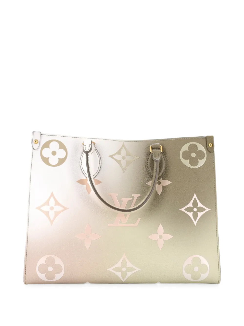 Louis Vuitton Pre-Owned OnTheGo Spring in the City Monogram Giant Canvas MM tote bag - Verde