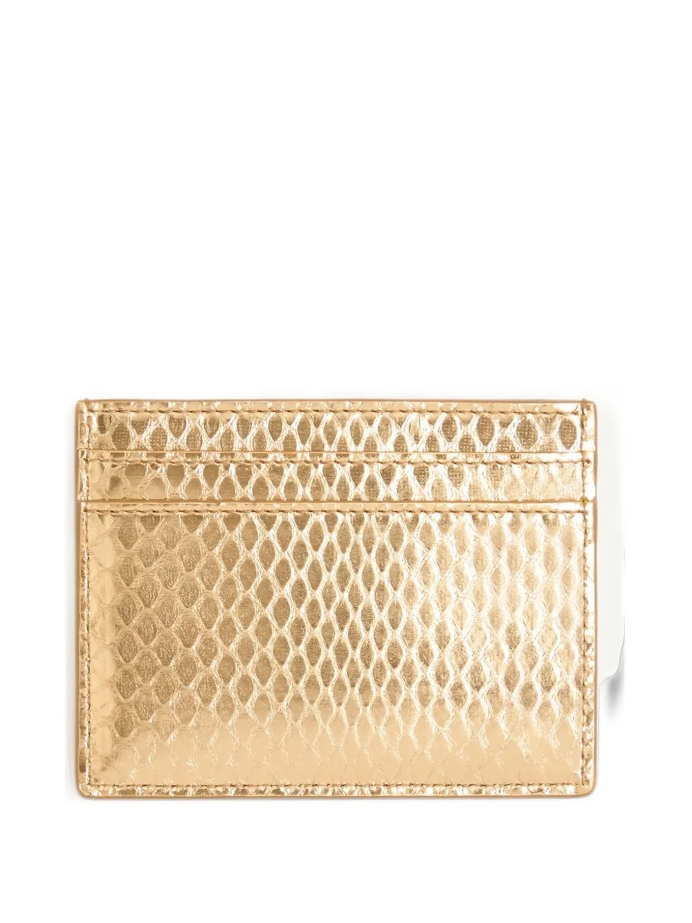 Valentino Garavani VLogo Signature cardholder in laminated ayers Goud