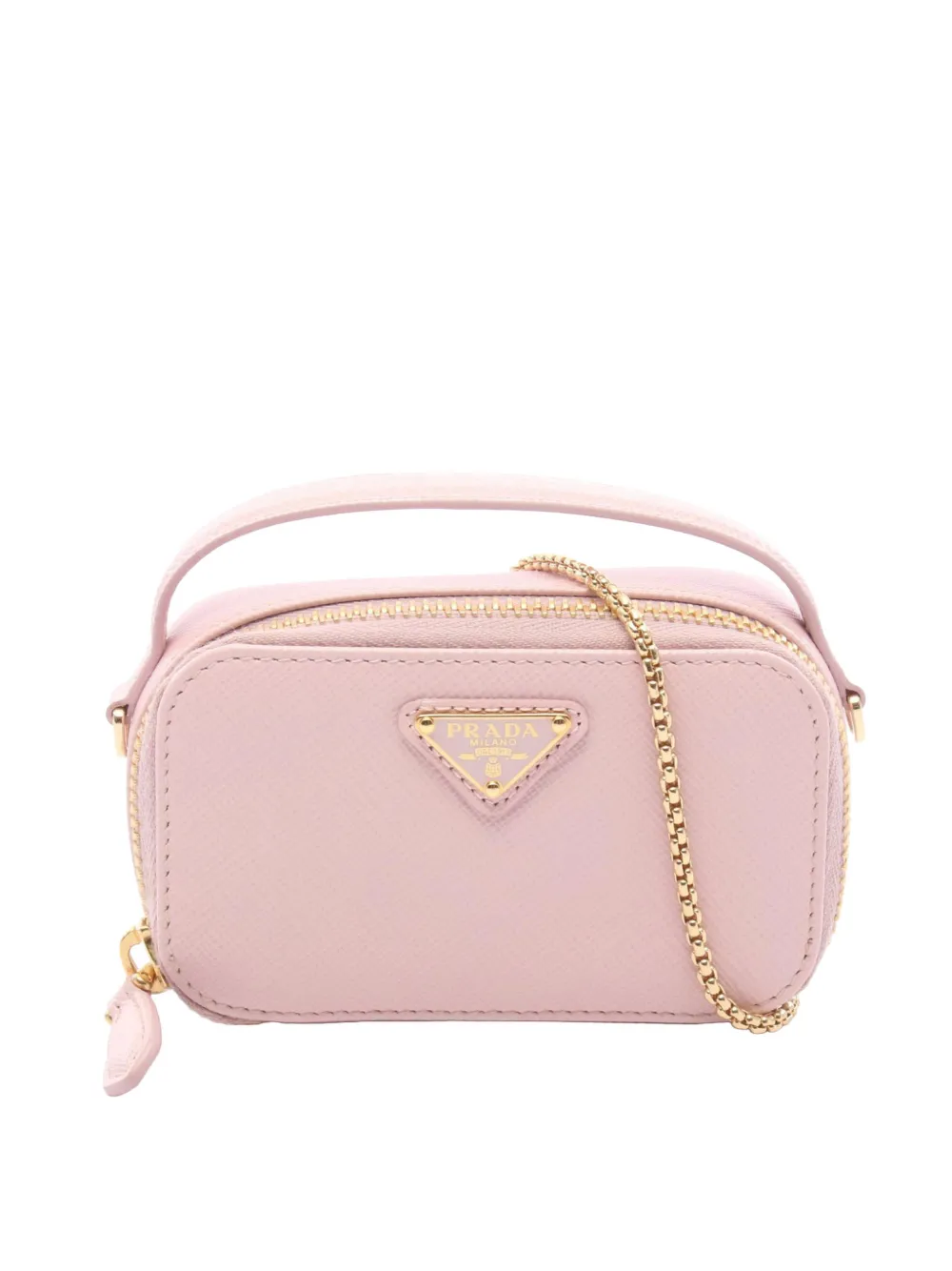 Prada Pre-Owned 2013-2026 mini Saffiano Satchel-Tasche - Rosa