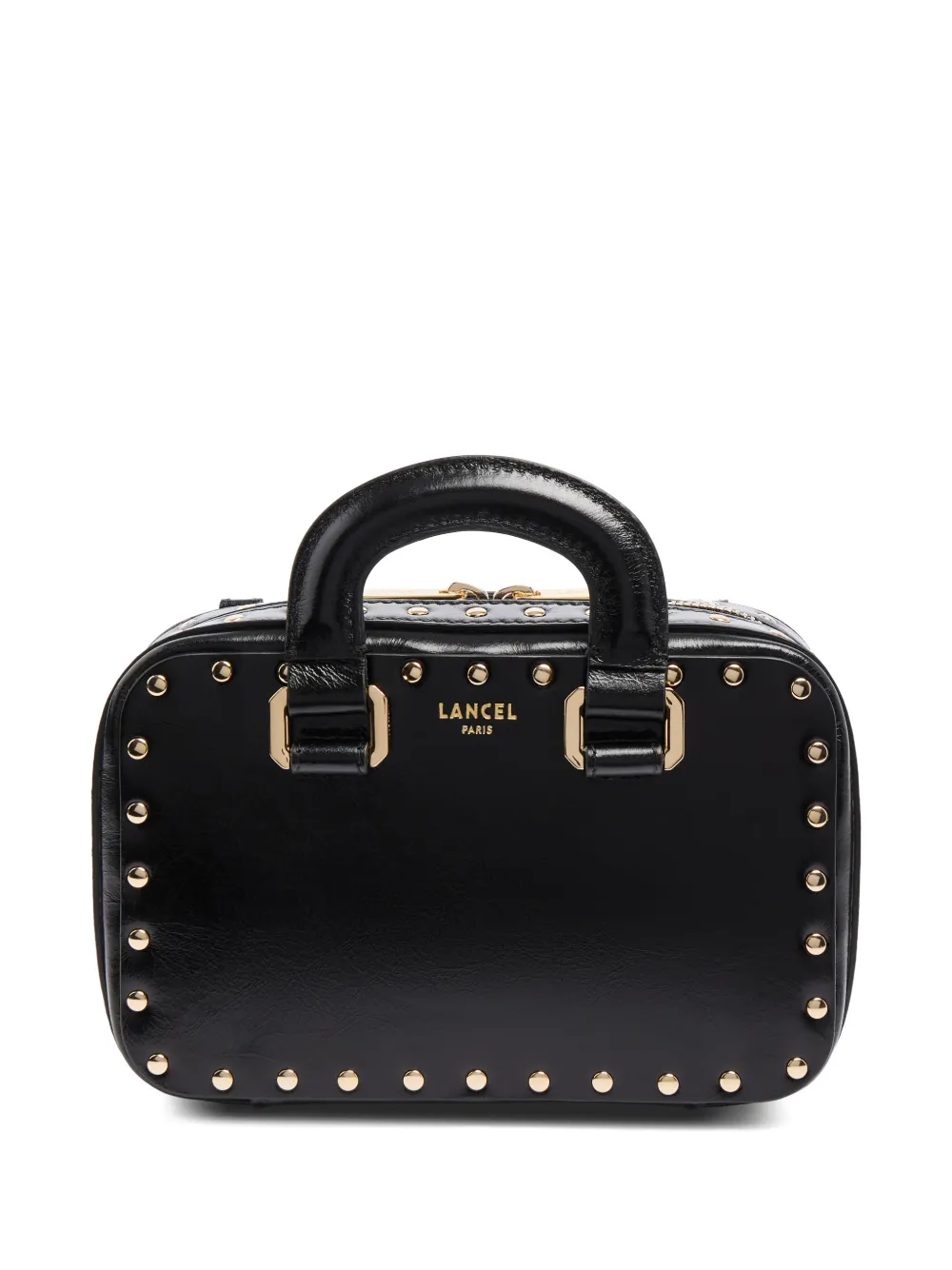 Lancel BCBG studded vanity shoulder bag
