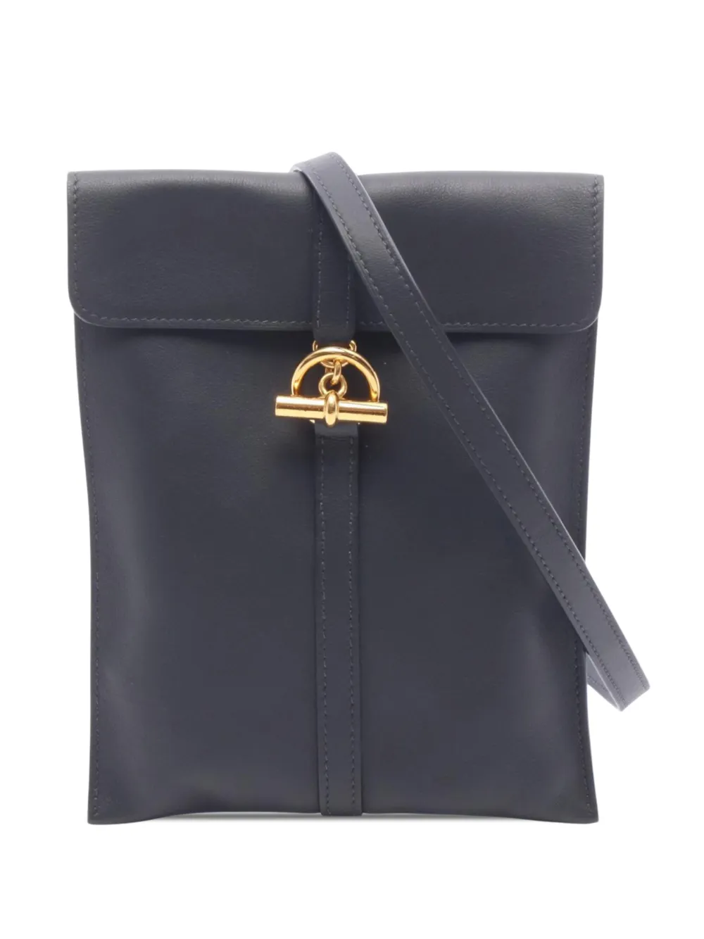 Hermès Pre-Owned 2024 Swift Glenan Togo Pouch crossbody bag - Grey