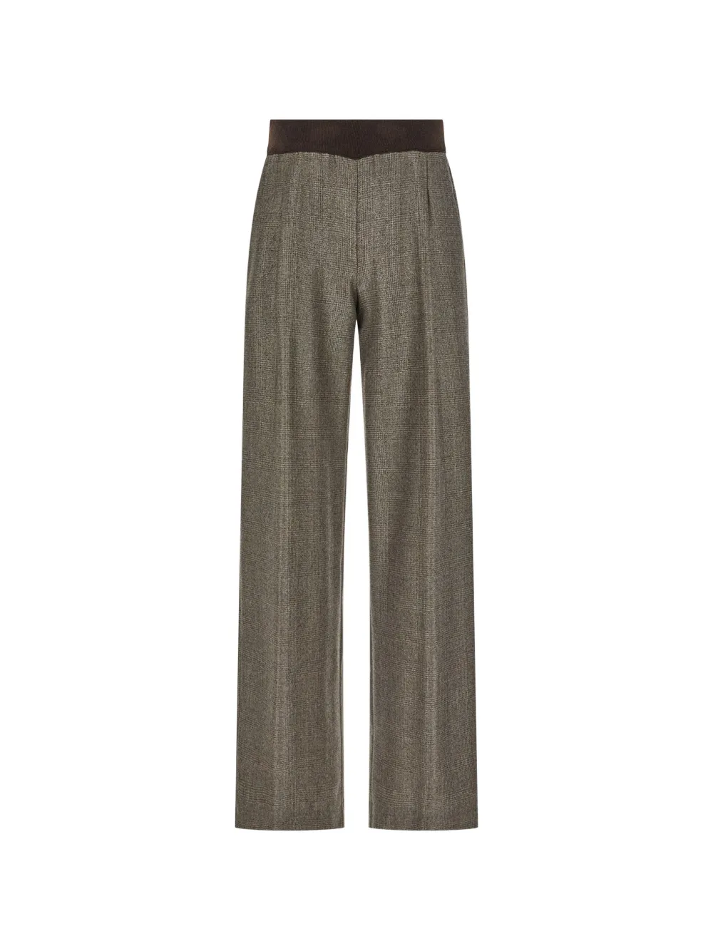 PANICALE check-pattern trousers - Marron PANICALE check-pattern trousers - Marron