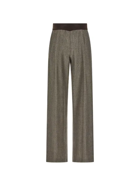 PANICALE check-pattern trousers