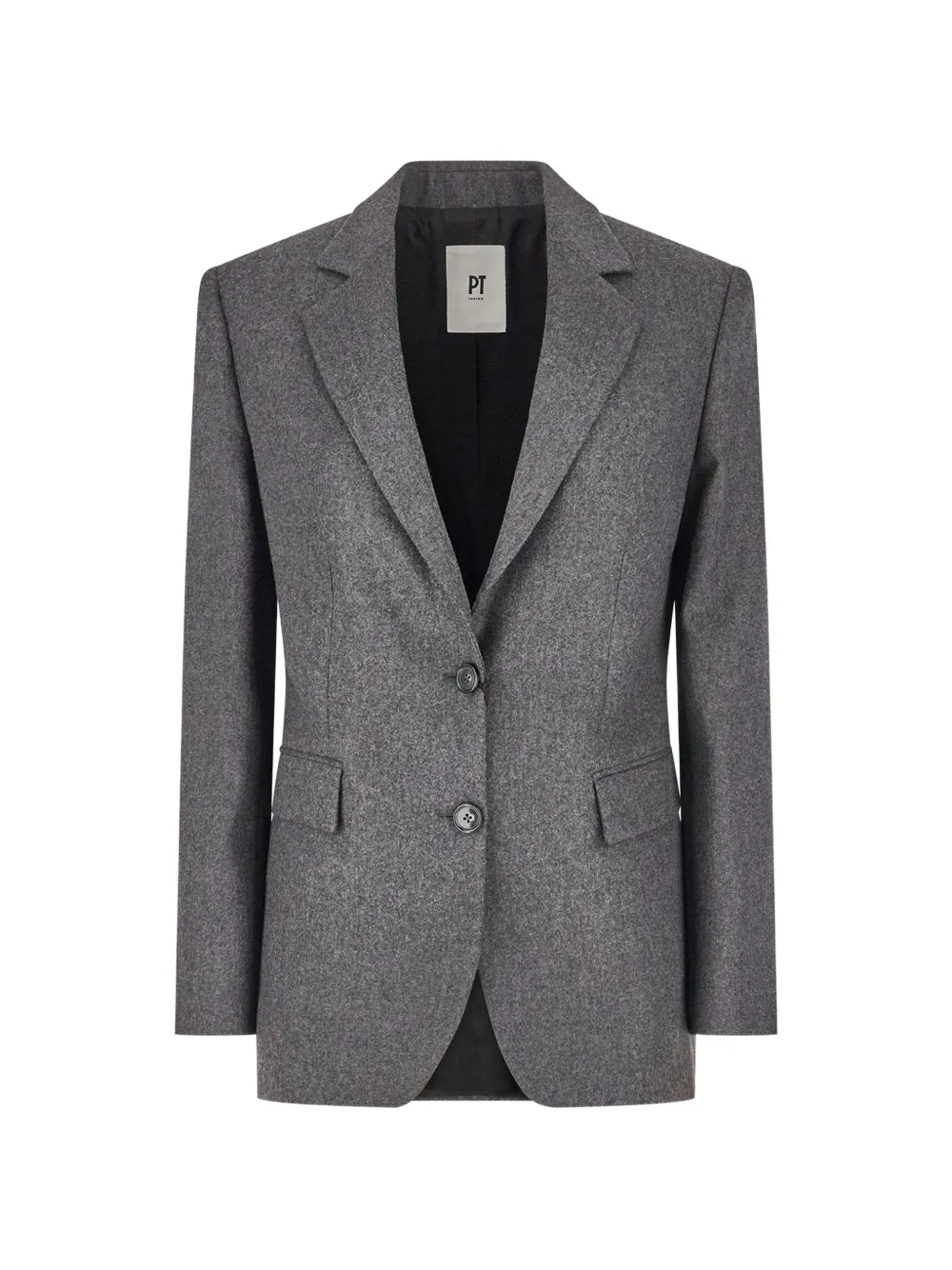 PT Torino single-breasted notched-lapels blazer - Grey