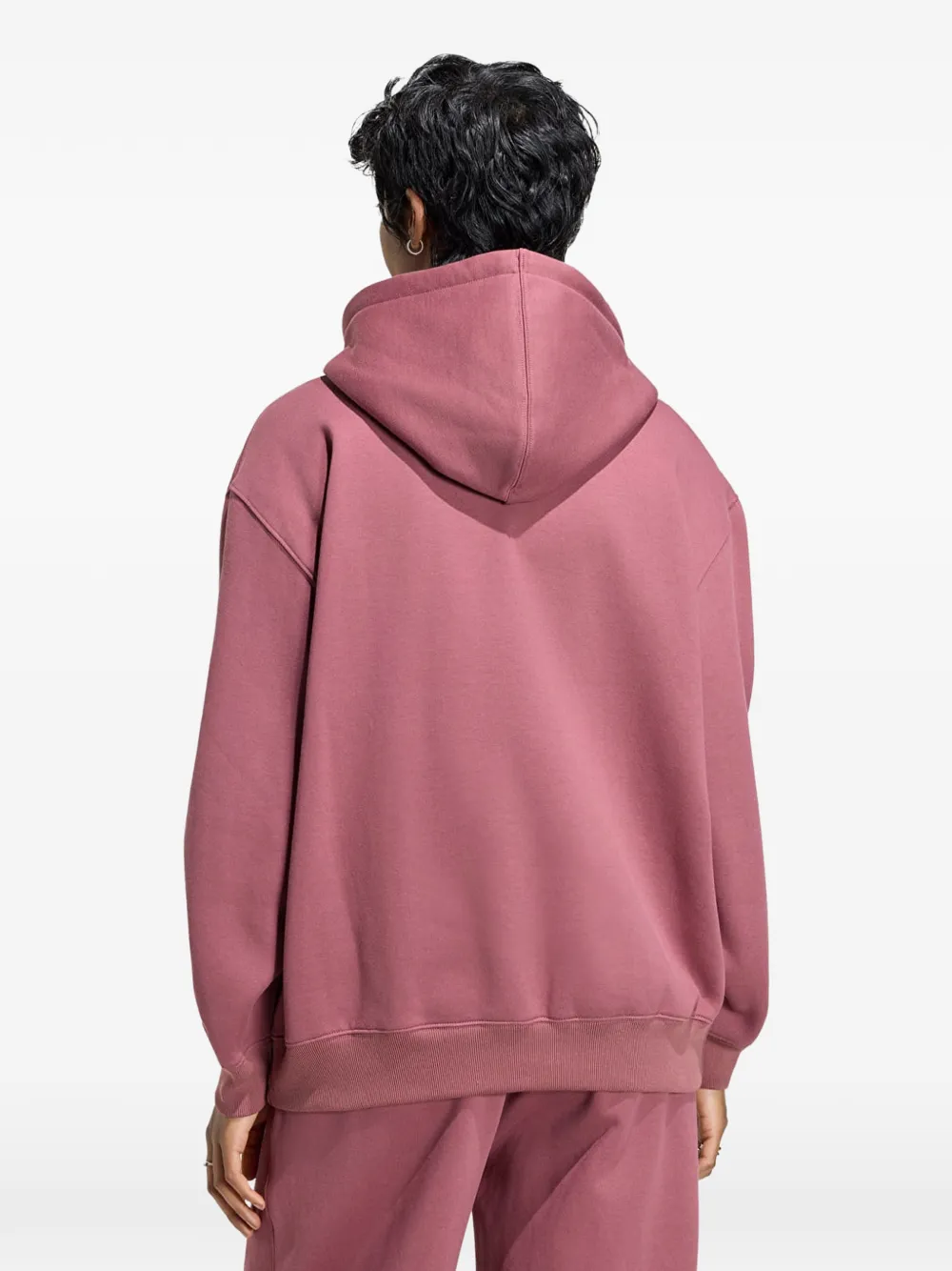 adidas Hoodie met geborduurd logo Roze