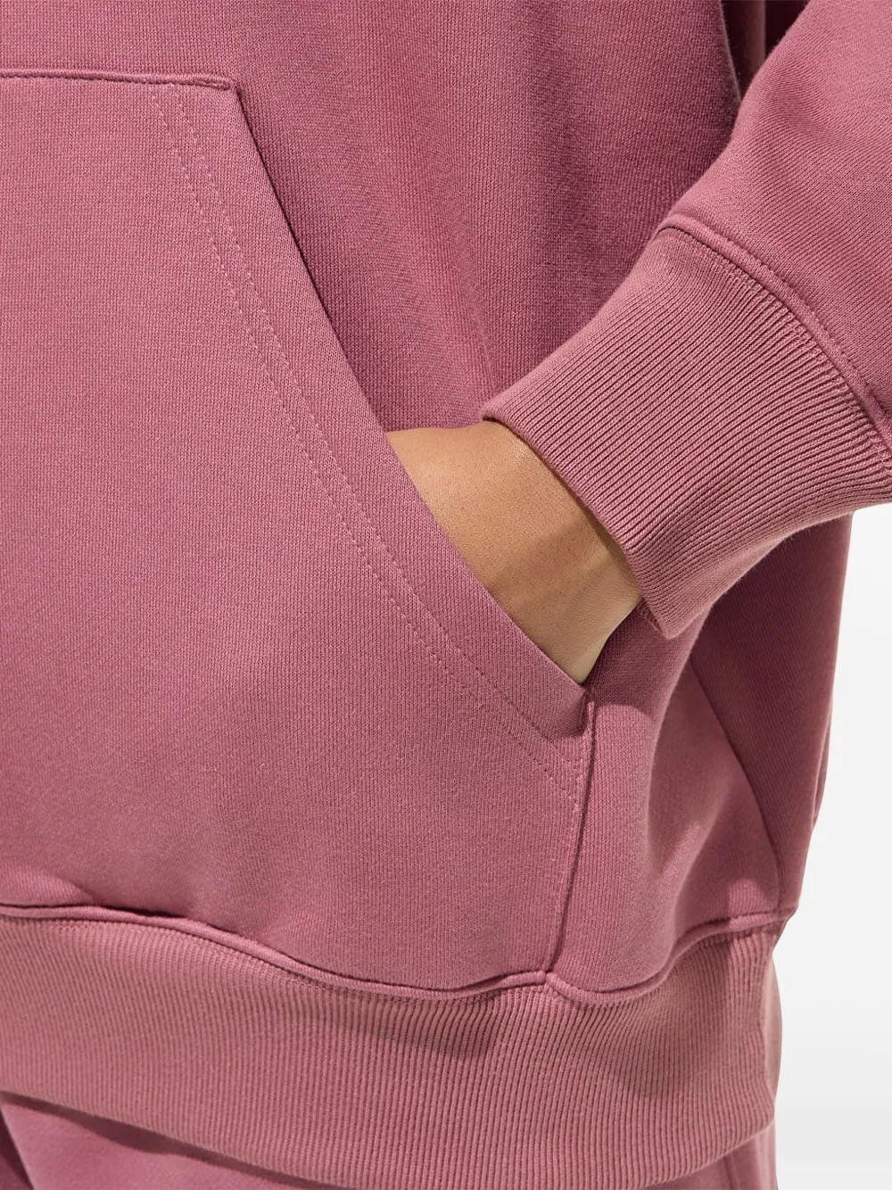 adidas Hoodie met geborduurd logo Roze