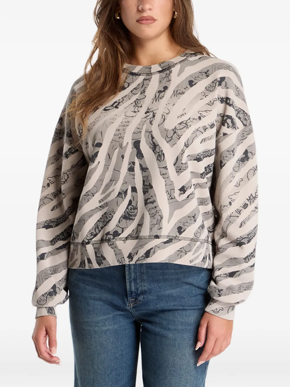 Desigual Mickey Mouse graphic-print sweater