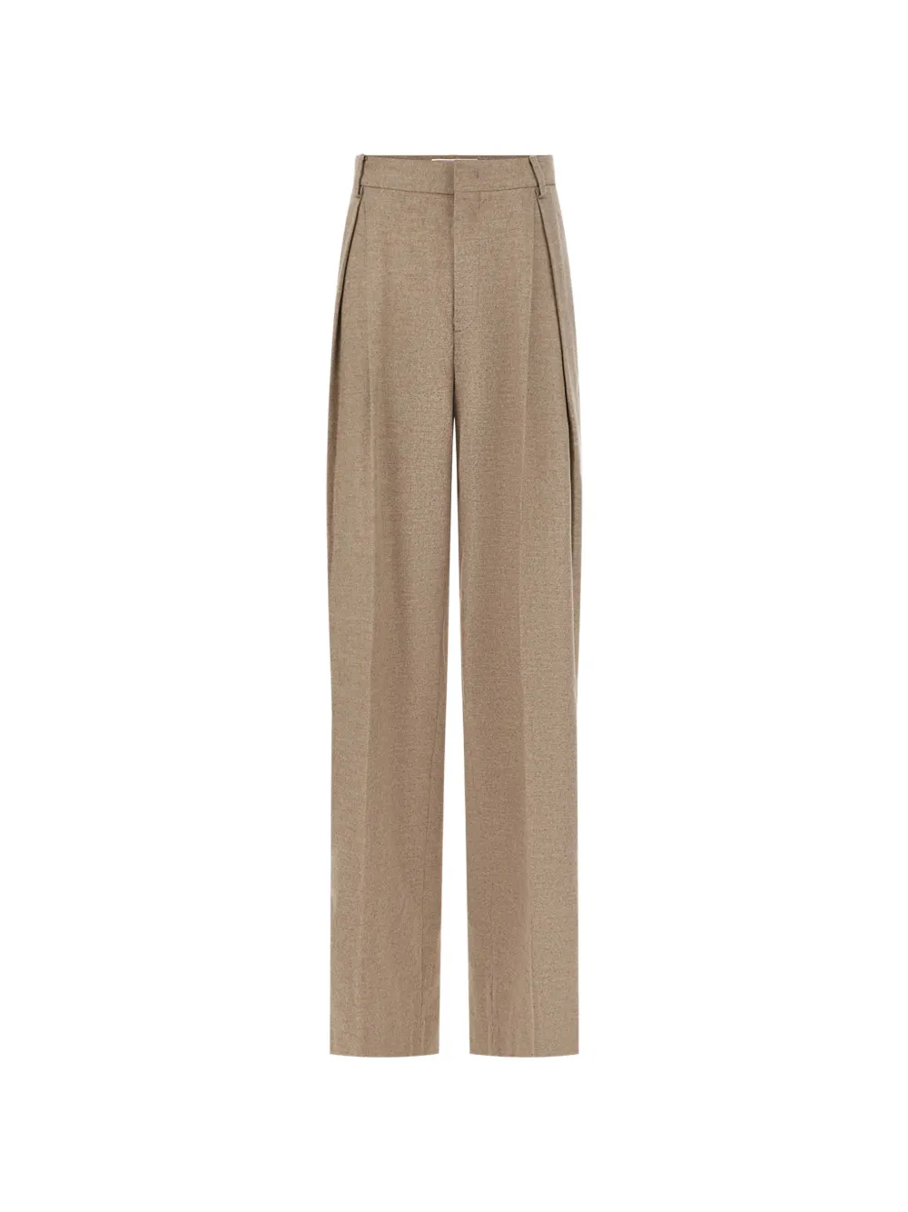 Iceberg Plooibroek met wijde pijpen Beige