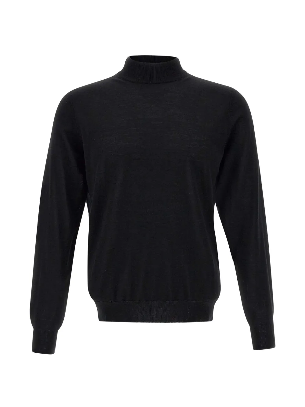 Filippo De Laurentiis mock-neck merino-wool sweater - Noir