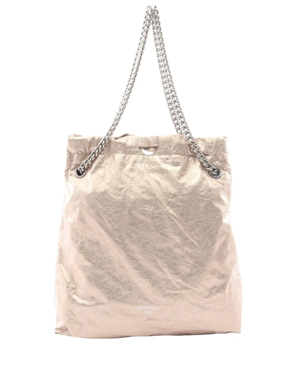 Balenciaga Pre-Owned 2018-2026 mittelgroßer Crush Tote Bag - Gold