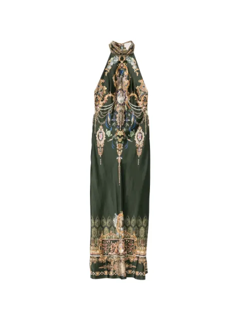 Camilla The Secession Sessions crystal-embellished halterneck maxi dress