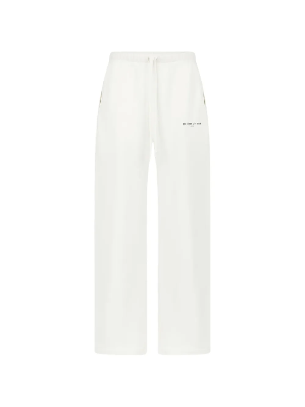 Ih Nom Uh Nit logo-print wide-leg track pants Wit