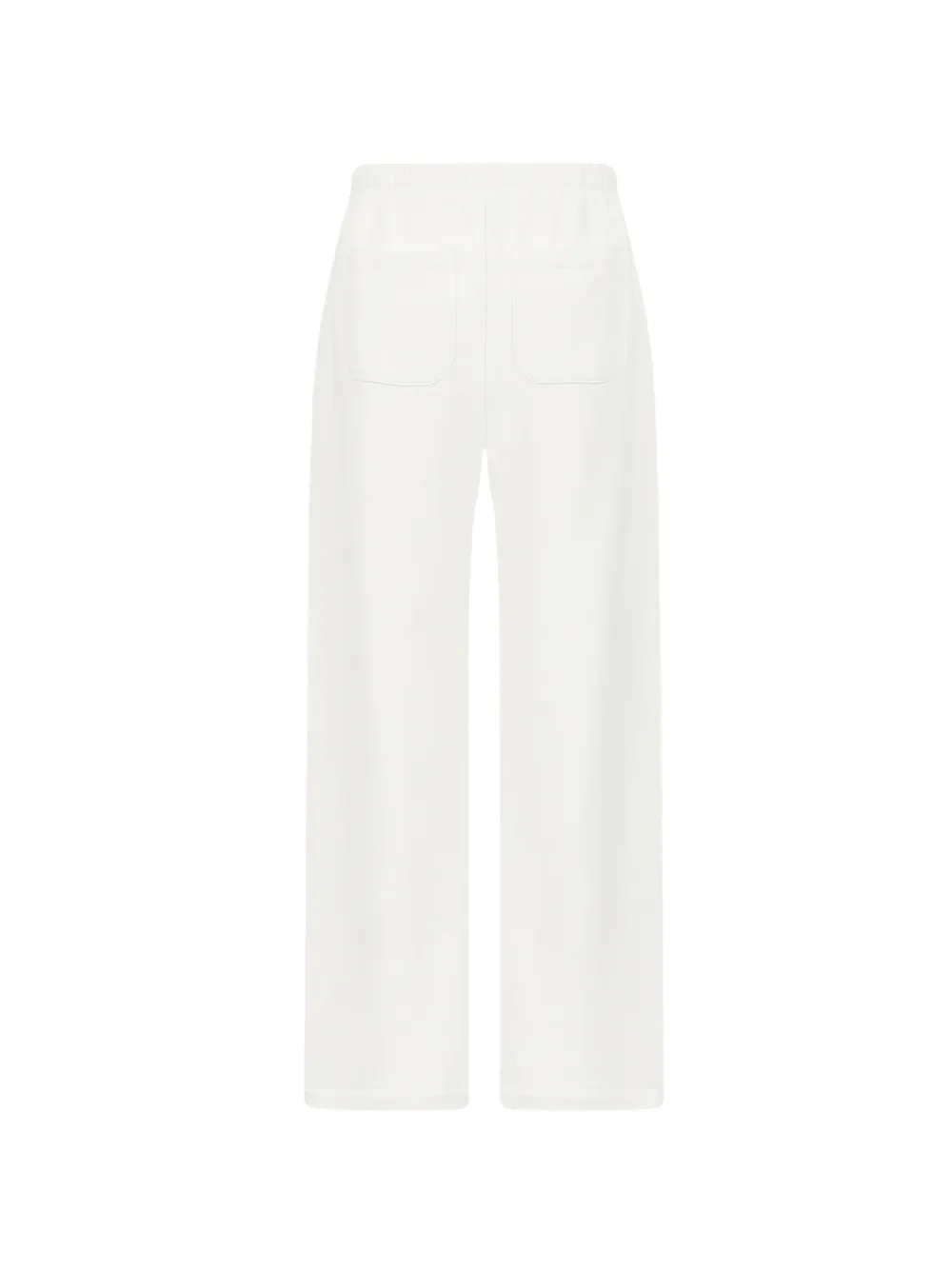 Ih Nom Uh Nit logo-print wide-leg track pants Wit