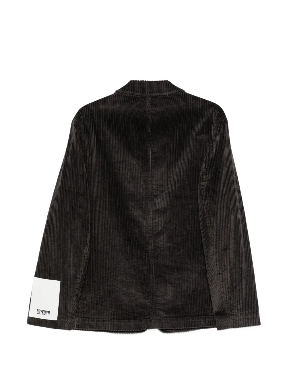 Drykorn Yacoda ribfluwelen jack met gekerfde revers Bruin