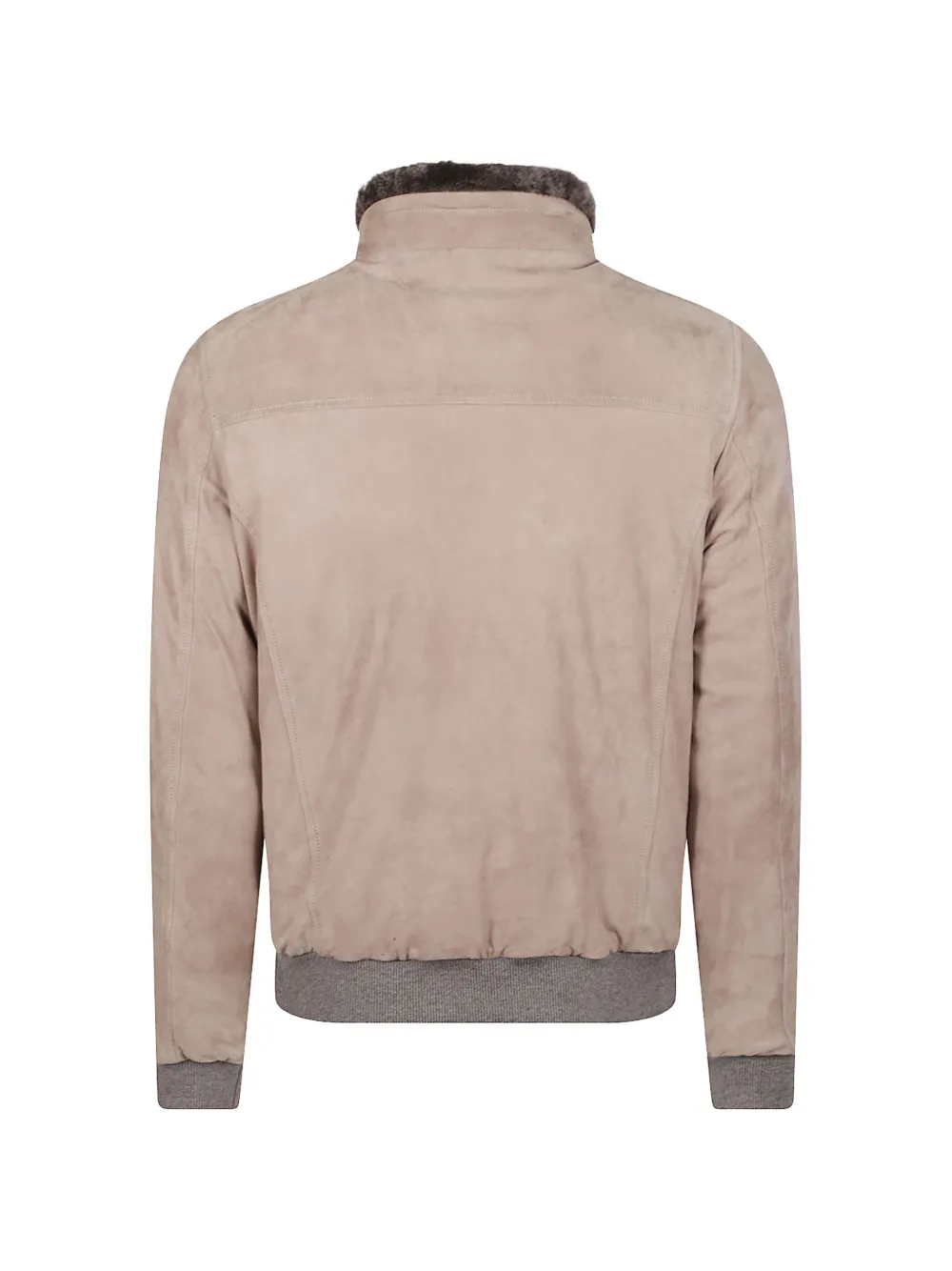 Moorer Kasjmier jack met lammy afwerking Beige
