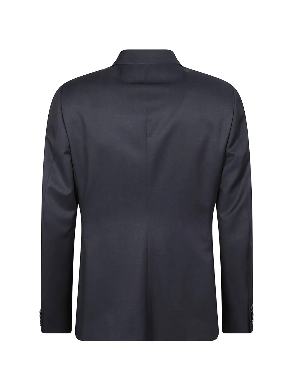 Zegna Wollen pak met enkele rij knopen Blauw