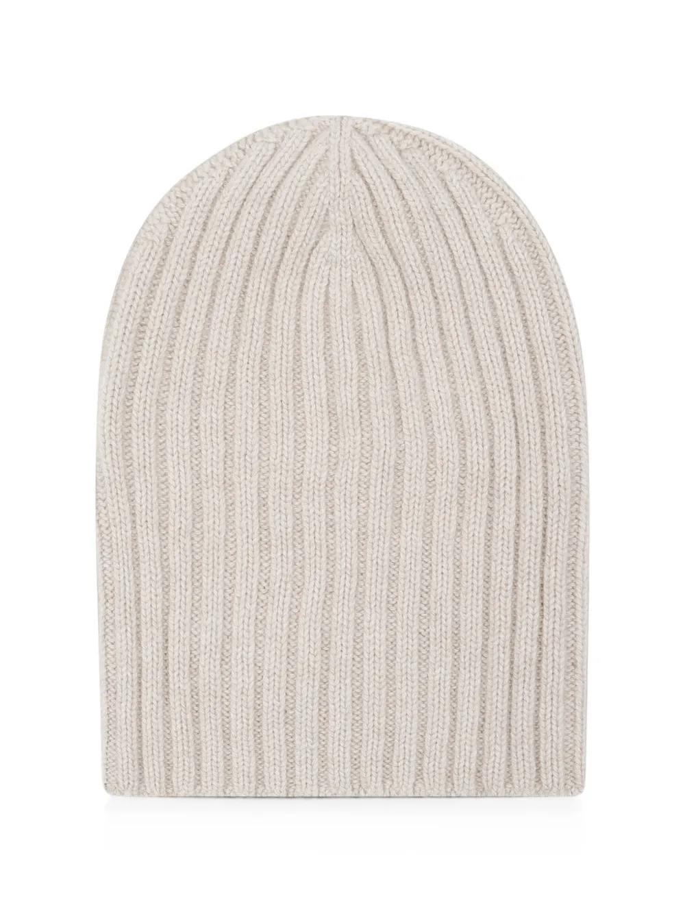 Aragona Ribbed-knit Cashmere Beanie Hat In Neutrals