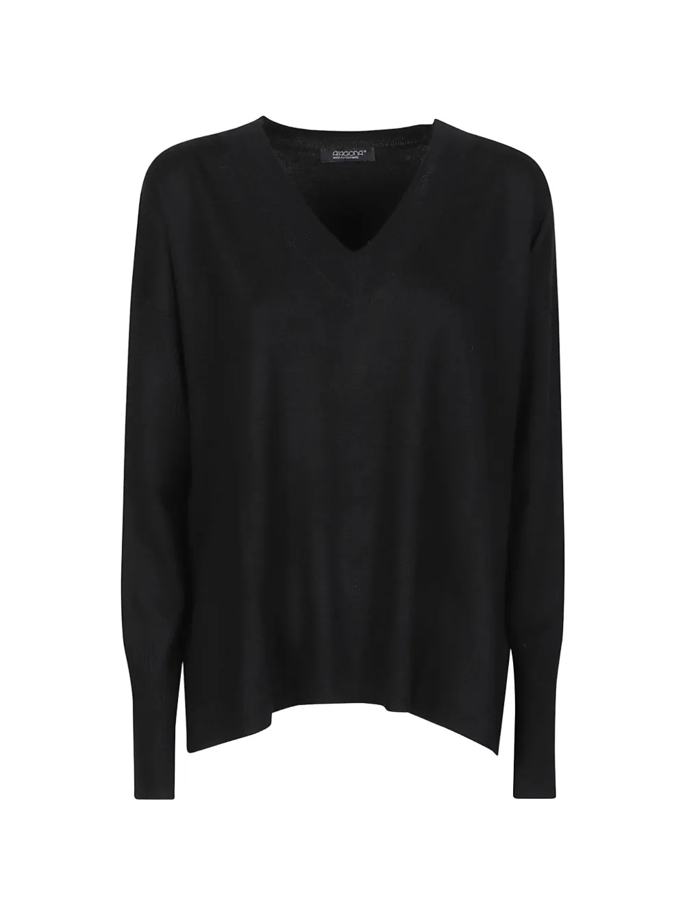 Aragona V-neck sweater - Nero