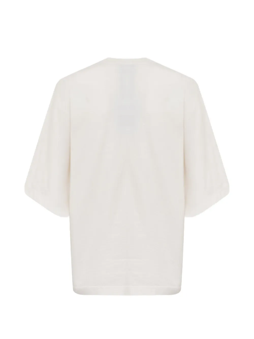 AGOLDE T-shirt met uitgesneden details Beige