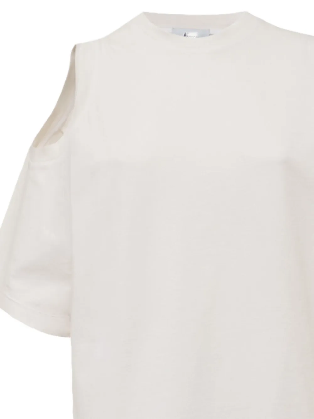 AGOLDE T-shirt met uitgesneden details Beige