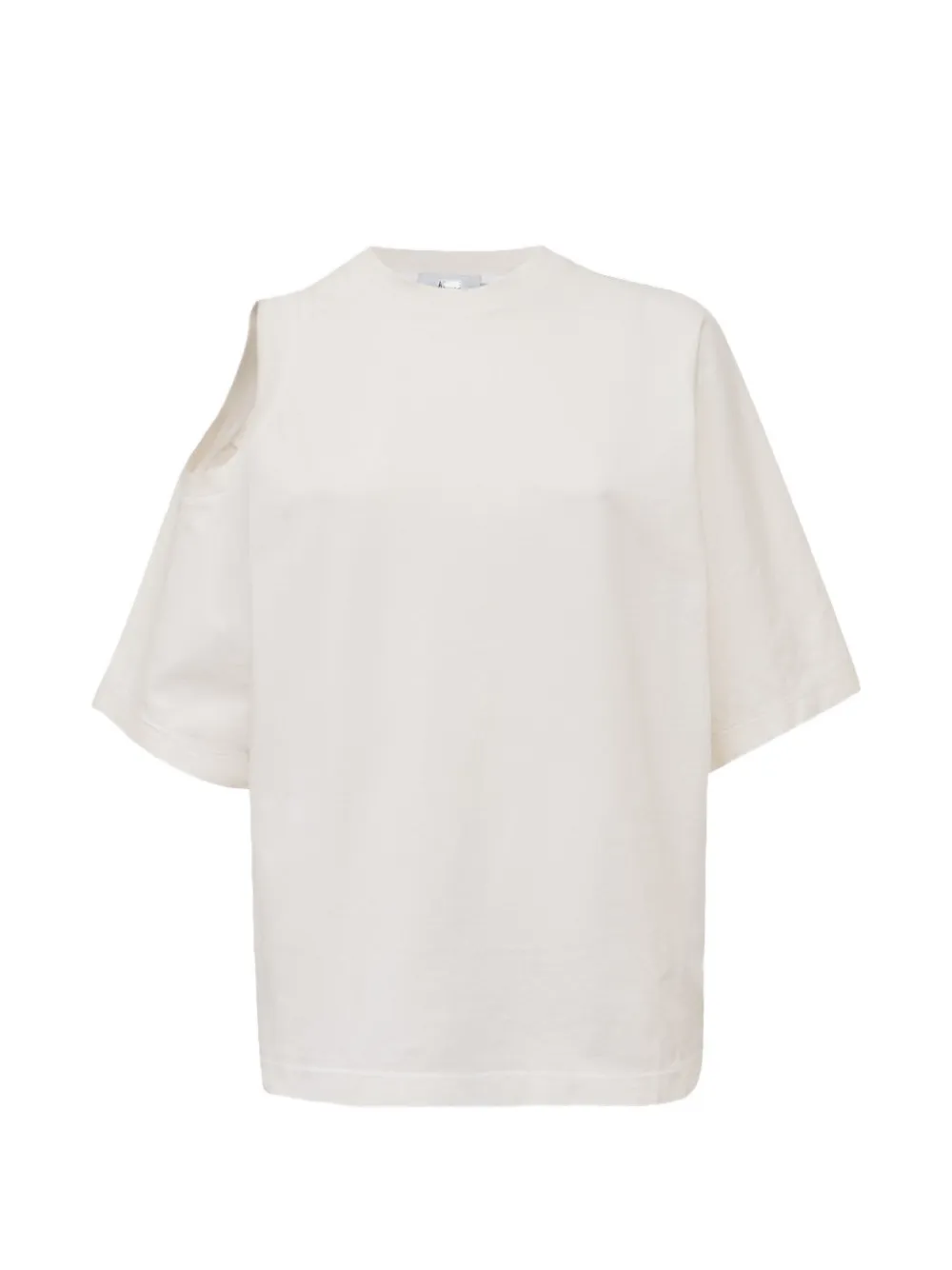 AGOLDE shoulder cut-out T-shirt