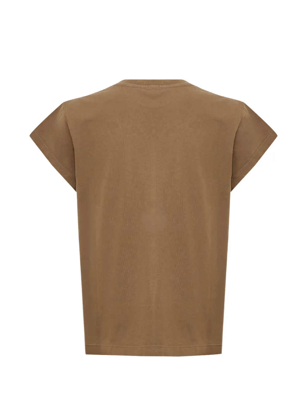 AGOLDE Bryce T-shirt met kapmouwen Bruin