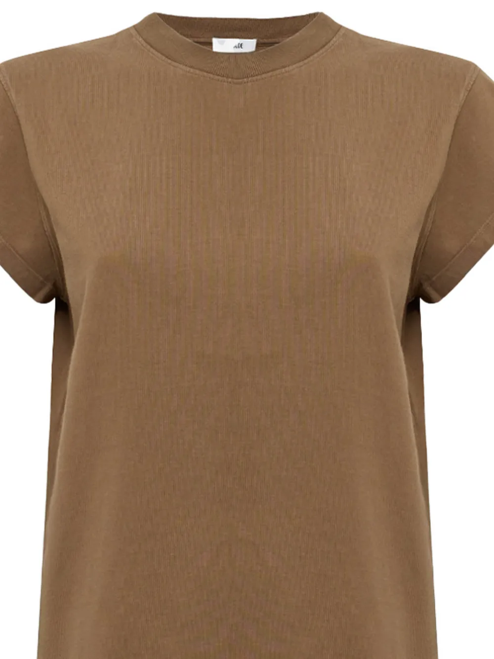 AGOLDE Bryce T-shirt met kapmouwen Bruin