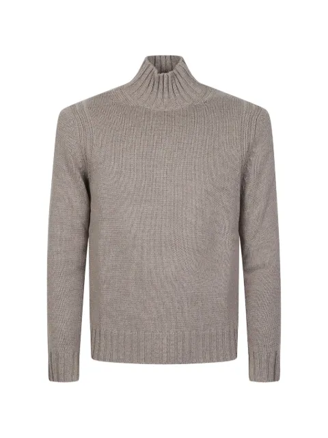 Ballantyne ribbed-knit roll-neck sweater