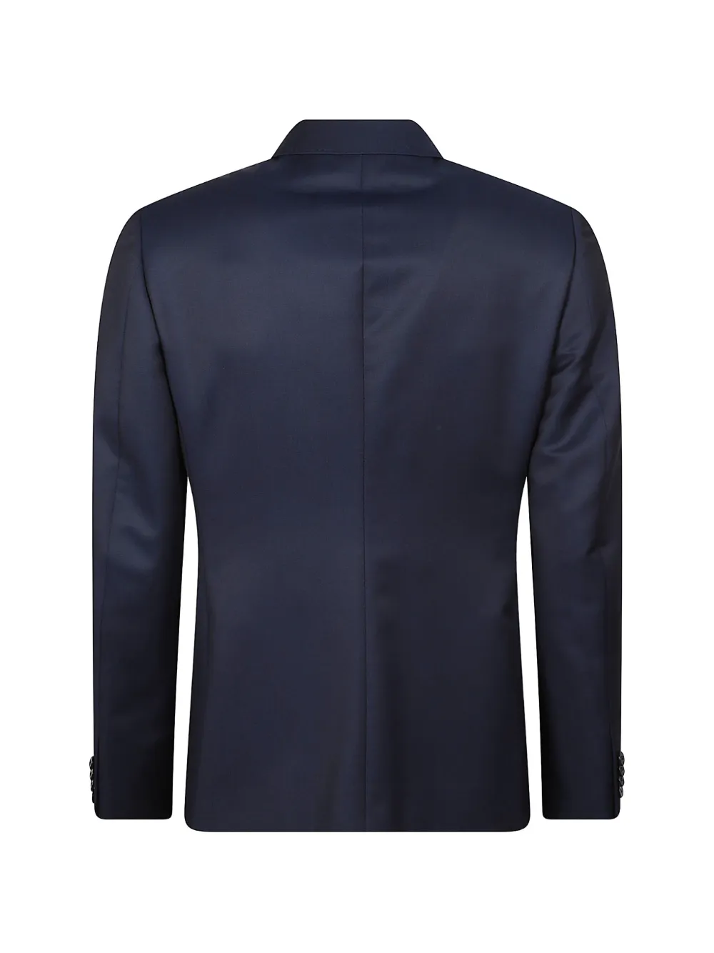 Zegna single-breasted wool suit Blauw