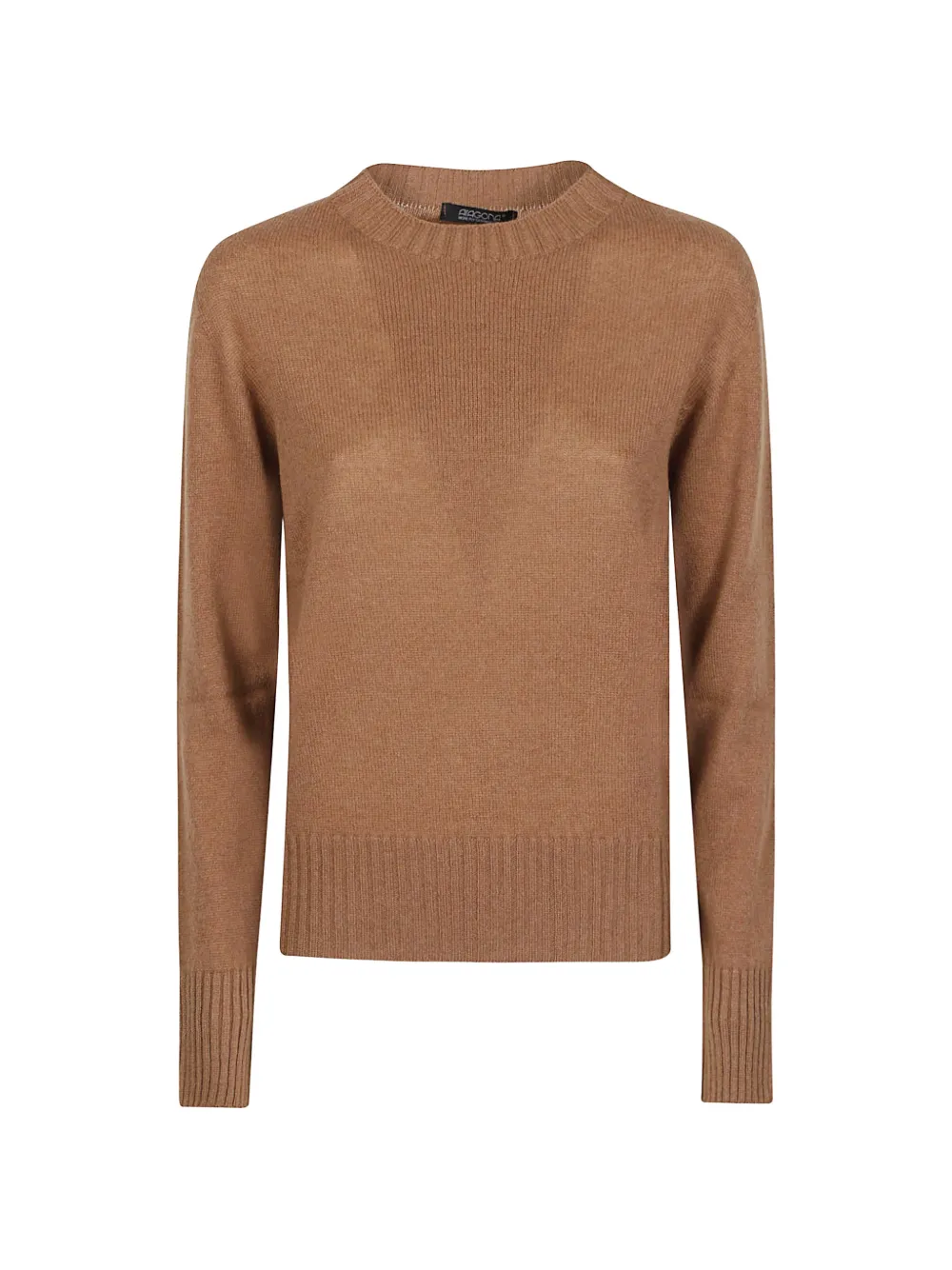 Aragona Fine-knit Cashmere Sweater In Brown