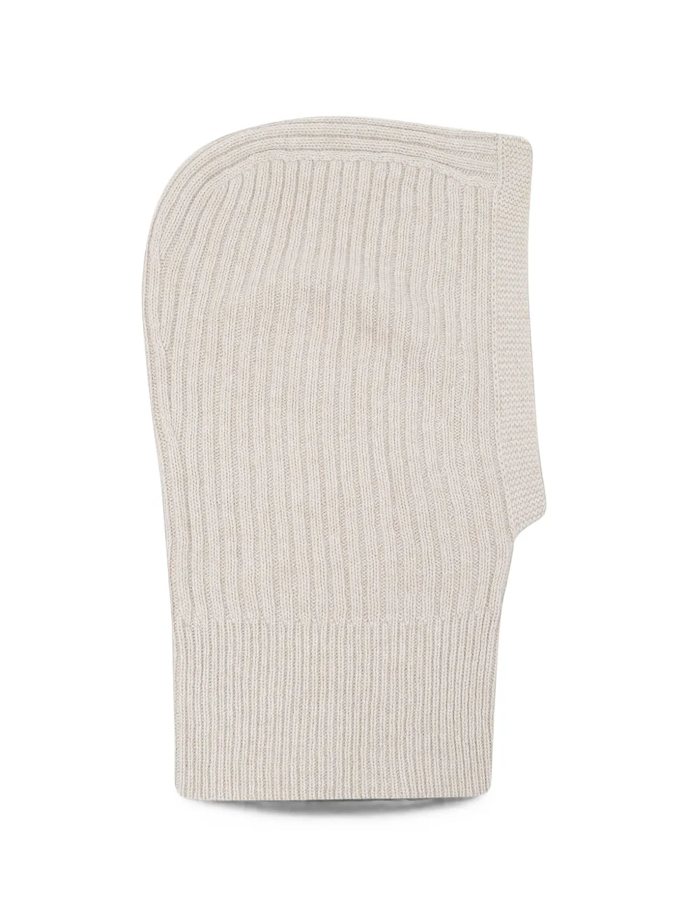 Aragona Ribbed-knit Balaclava In Neutrals