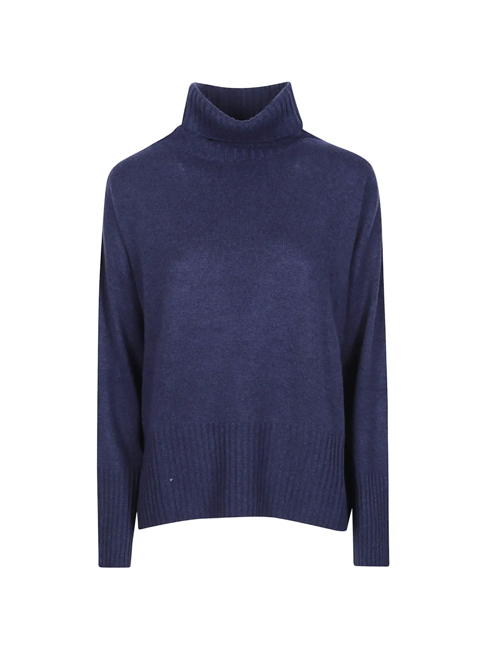 Aragona Roll-neck Cashmere Sweater In Blue
