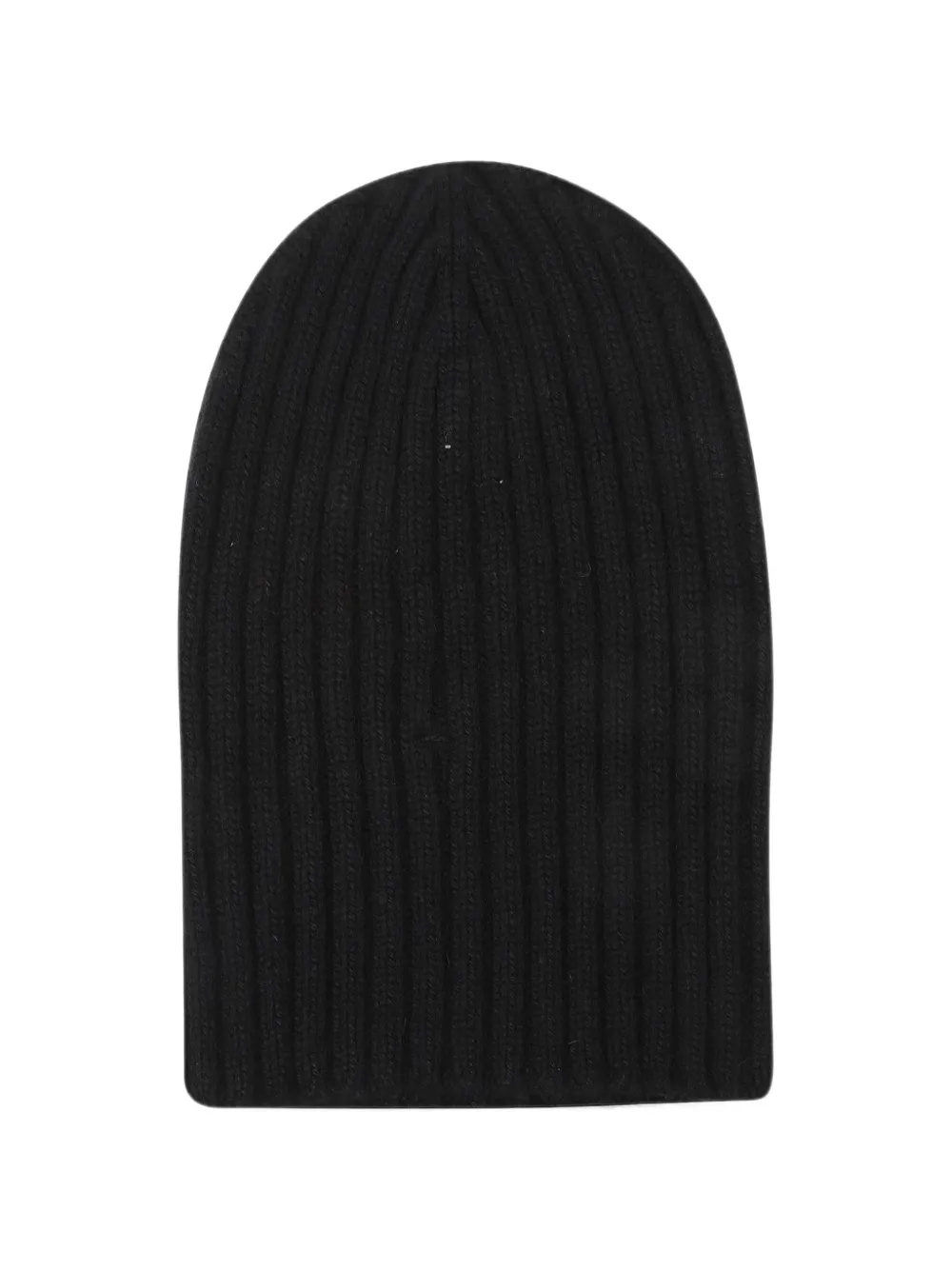 Aragona Ribbed-knit Cashmere Beanie Hat In Black