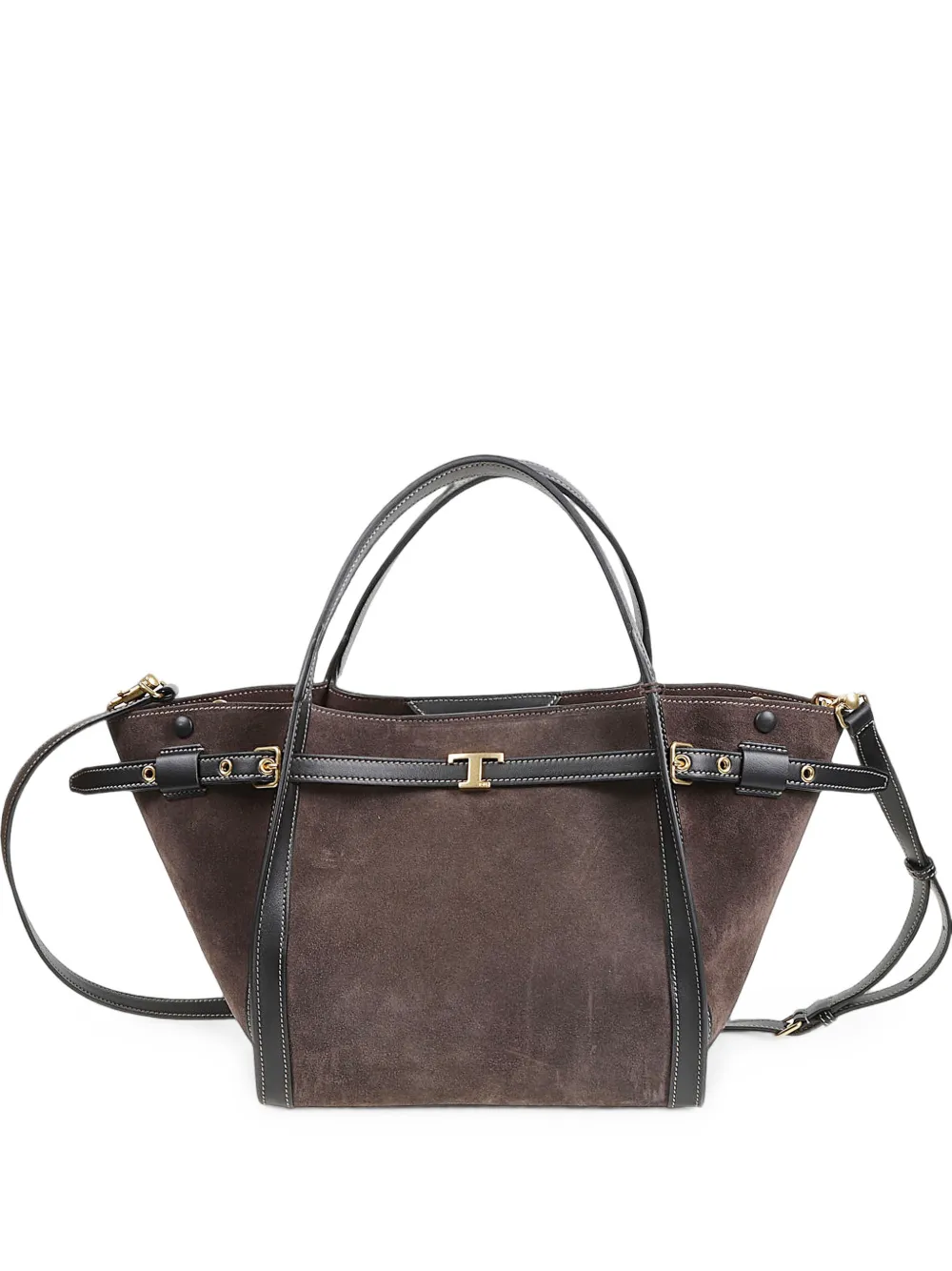 Tod's T Signature shopping bag in suede small