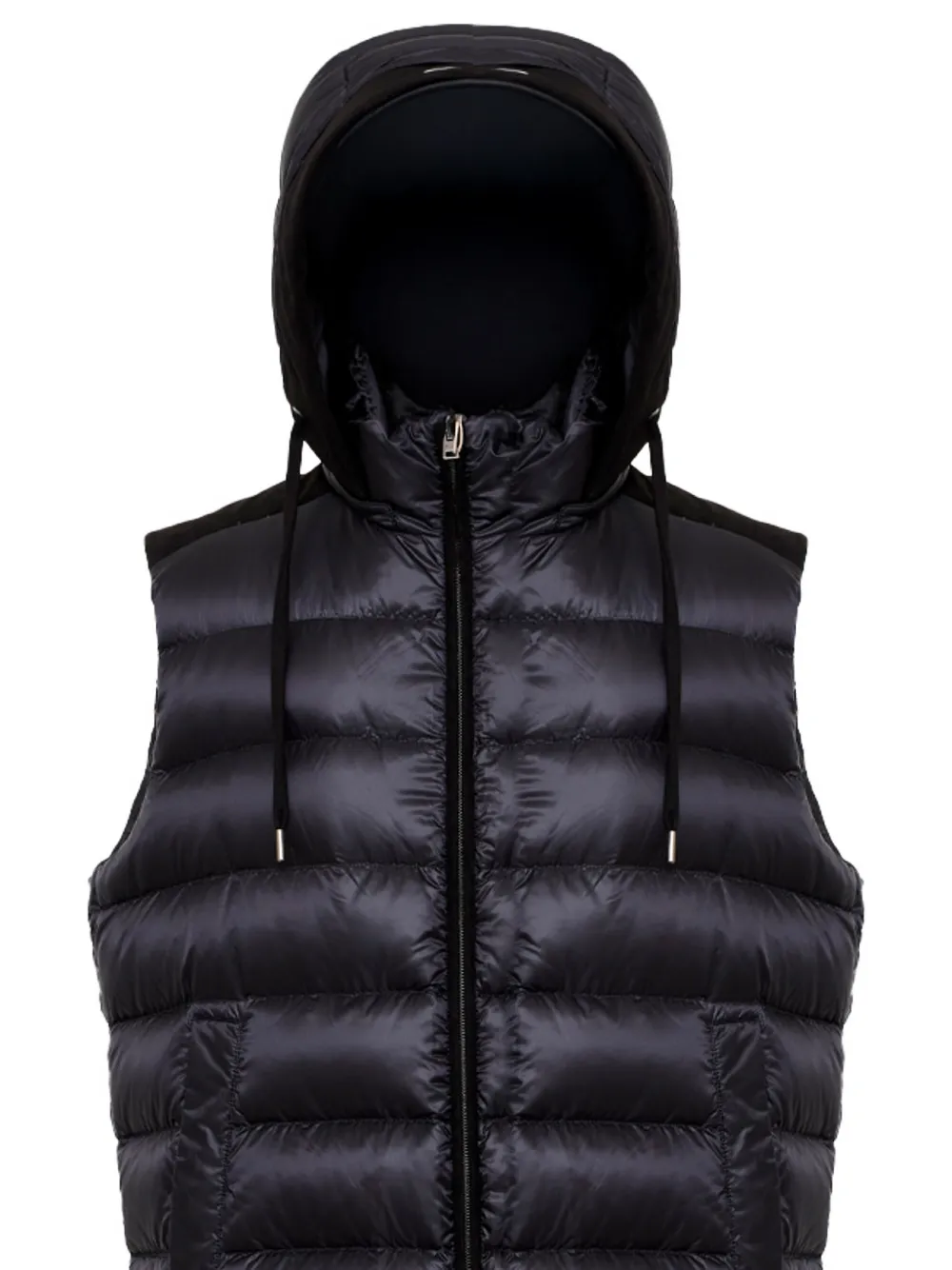 Herno Resort Ultralight hooded gilet Zwart