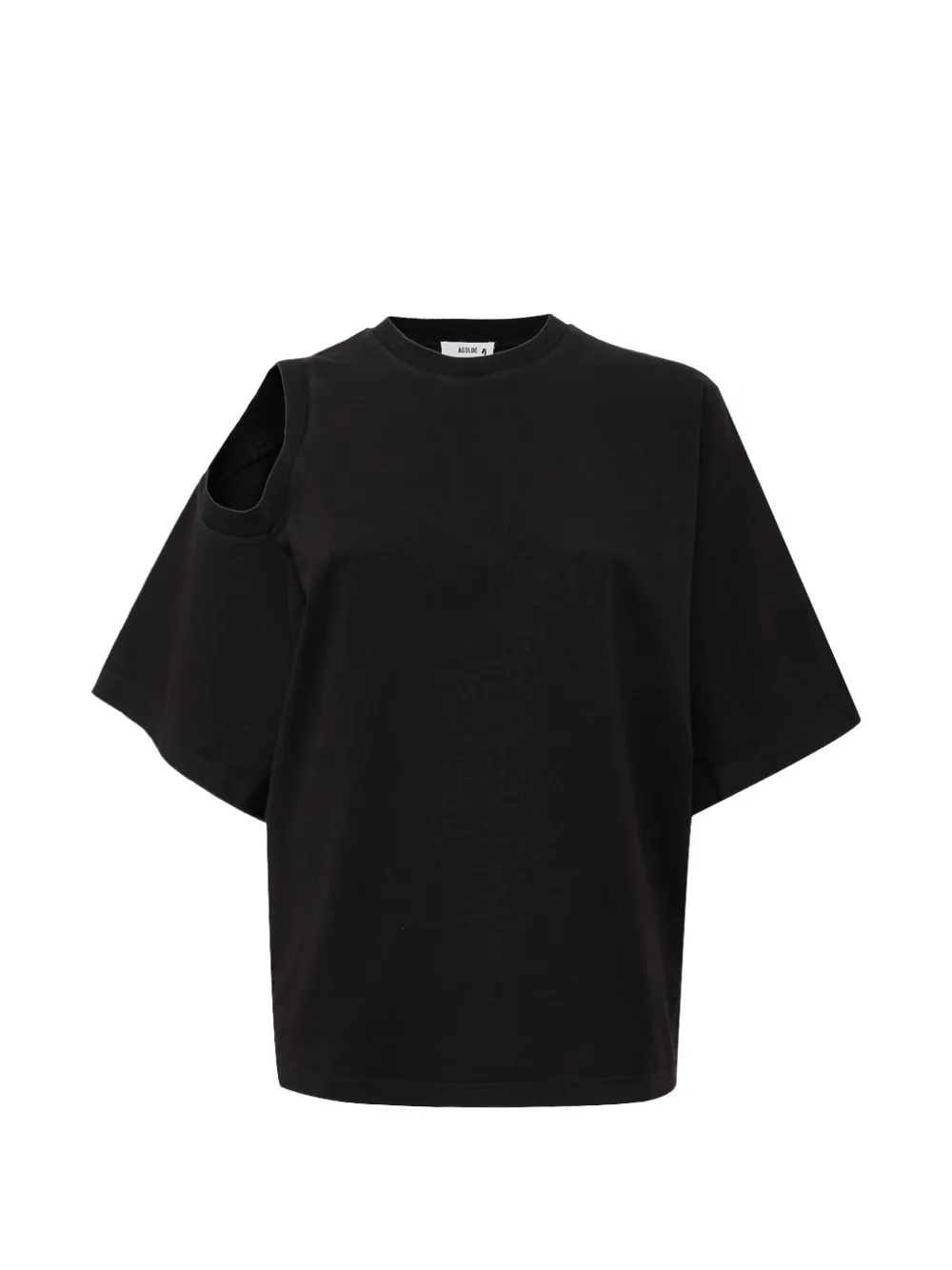 AGOLDE shoulder cut-out T-shirt