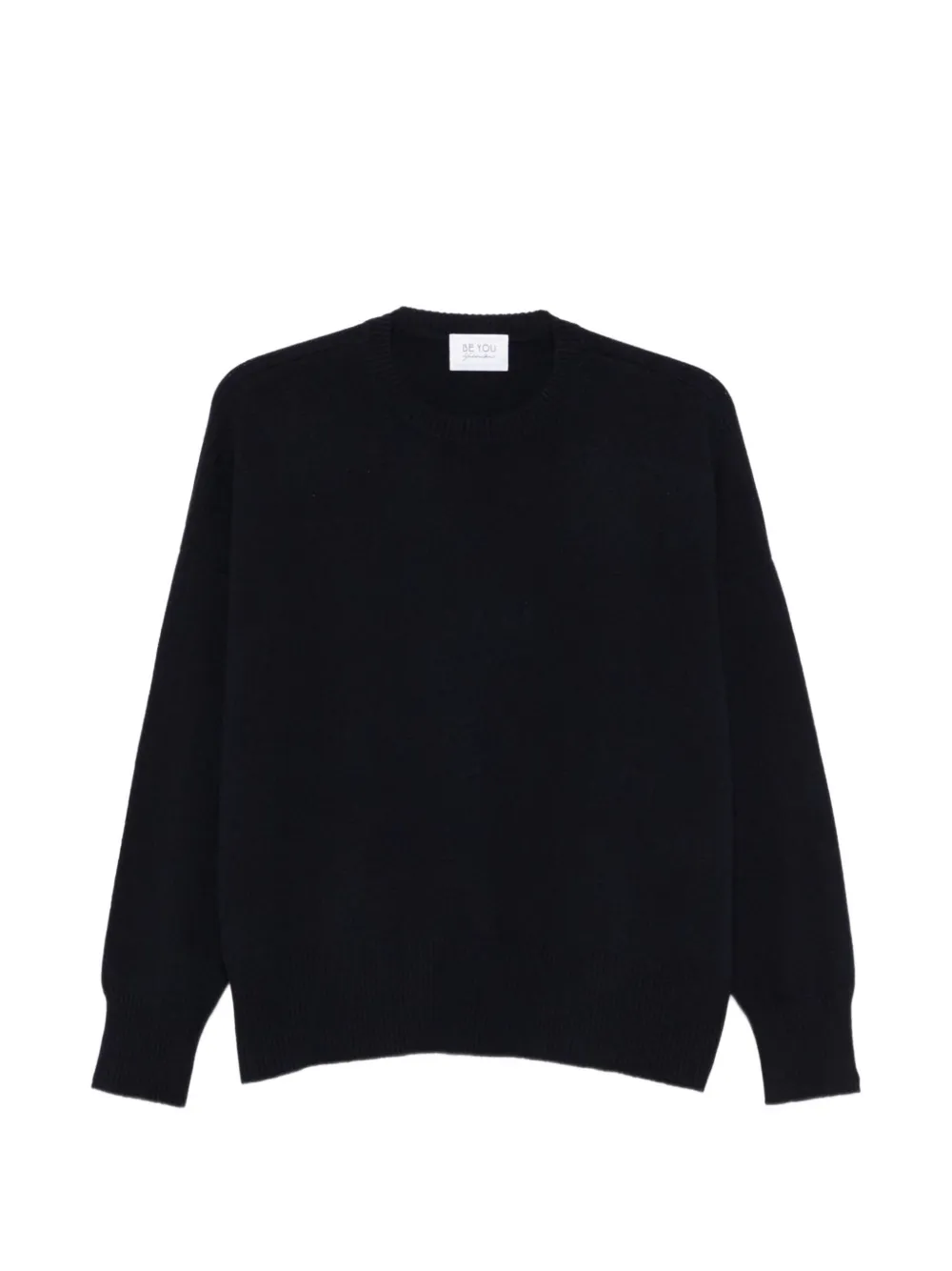 Be You Crew-neck Cashmere Sweater In Schwarz
