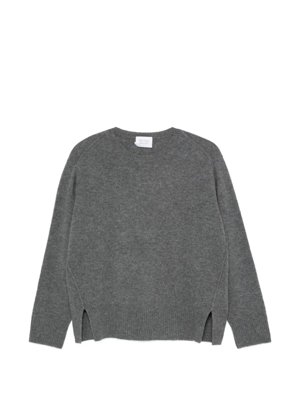 Be You Side-slit Cashmere Sweater In Multi