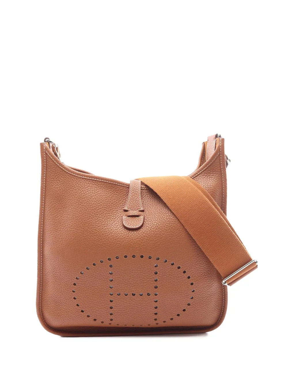 Hermès Pre-Owned 2014 Clemence Evelyne III PM crossbody bag - Marrone