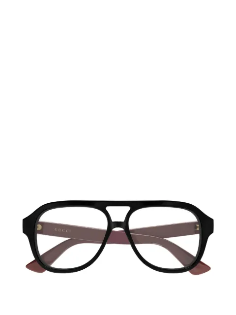 Gucci Eyewear Interlocking G pilot-frame glasses
